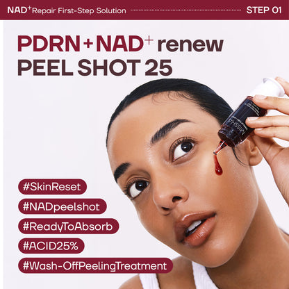 MISSHA Camellia PDRN NAD+ High-Potency Acid 25 Renew Peel Shot 15ml