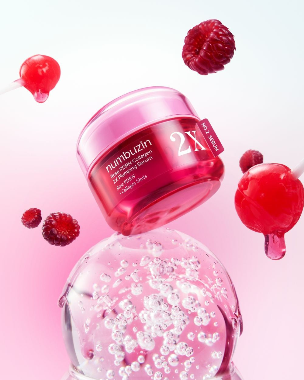 numbuzin No.2 Rose PDRN Collagen 2X Plumping Serum 30ml