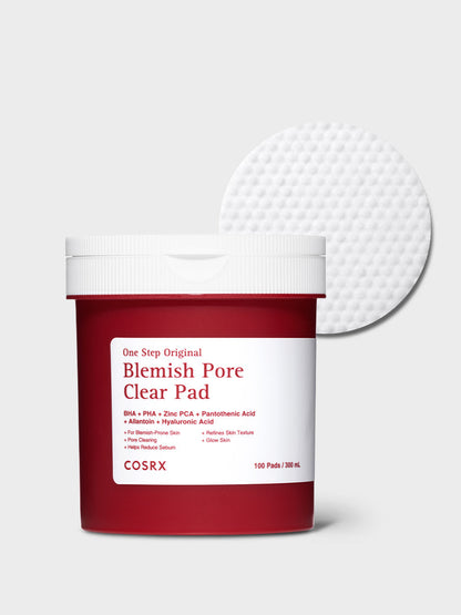 COSRX One Step Original Blemish Pore Clear Pad 100 pads