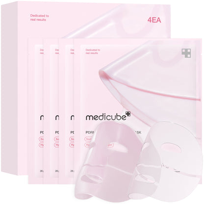 medicube PDRN Pink Collagen Gel Mask Set 28g x 4 sheets