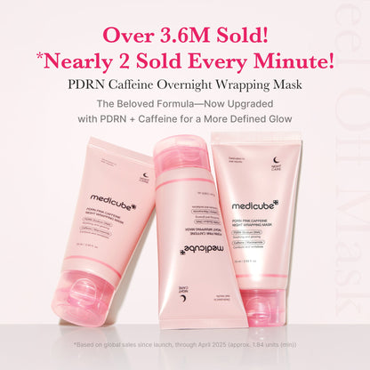 medicube PDRN Pink Caffeine Night Wrapping Mask 75ml