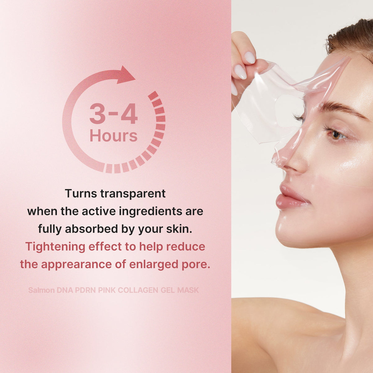 medicube PDRN Pink Collagen Gel Mask Set 28g x 4 sheets