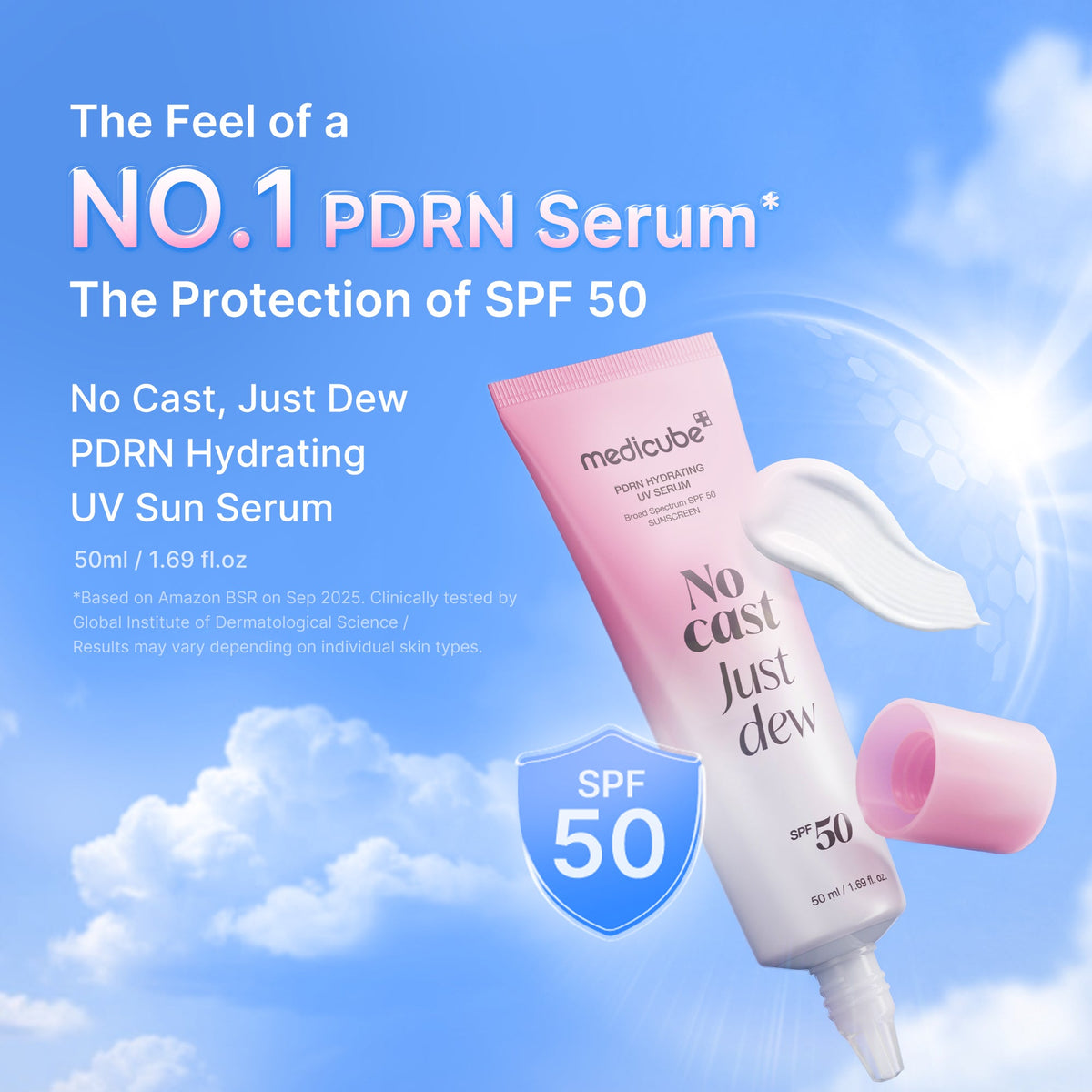 medicube PDRN Hydrating UV Serum 50ml