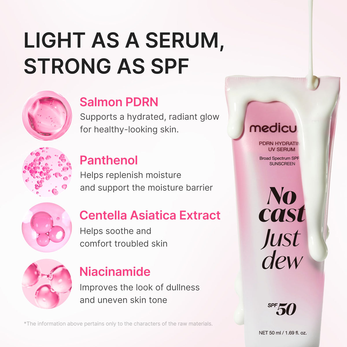 medicube PDRN Hydrating UV Serum 50ml