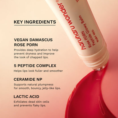 haruharu wonder Rose PDRN Peptide Glowy Balm Ruby Red 10ml