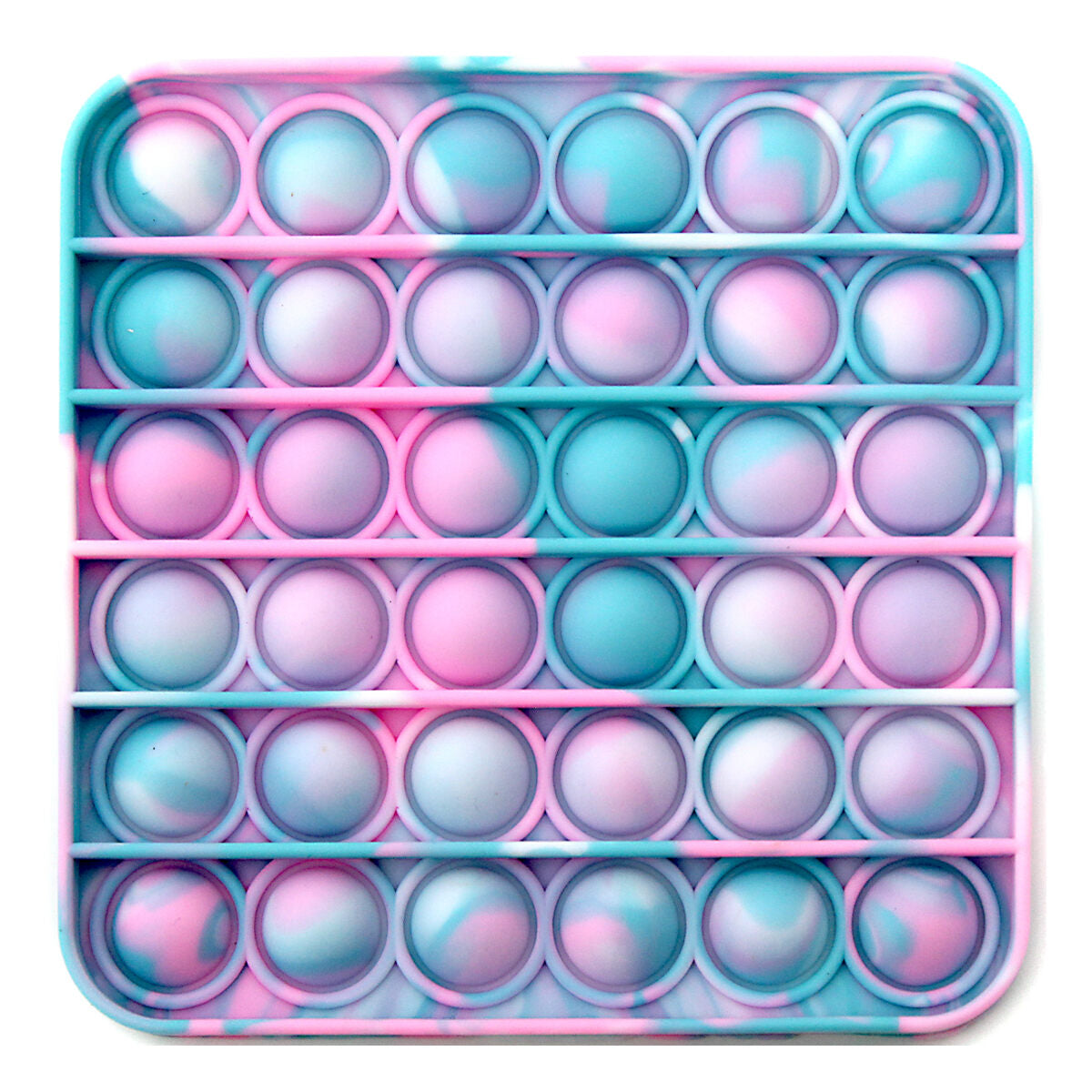 Cartamundi Poppits Pink Tie Dye Square Sensory Toy