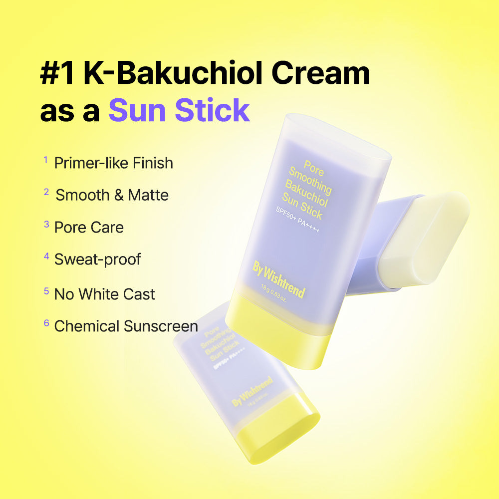 By Wishtrend Pore Smoothing Bakuchiol Sun Stick 18g
