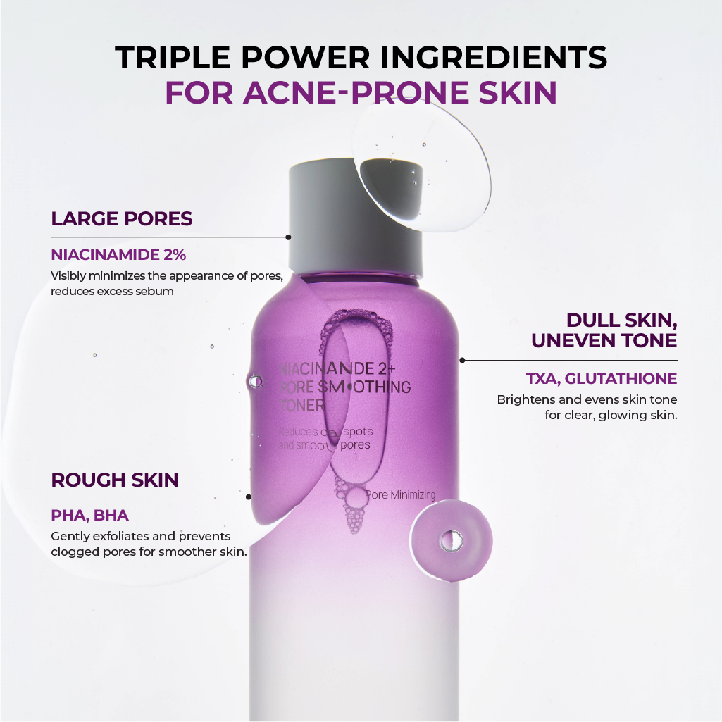 JUMISO Niacinamide 2+ Pore Smoothing Toner 205ml