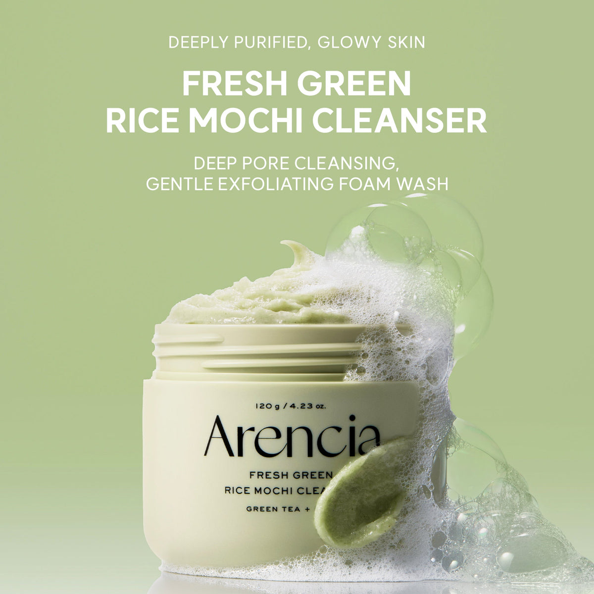 Arencia Fresh Green Rice Mochi Cleanser 120g