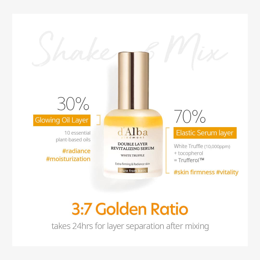 d'Alba White Truffle Double Layer Revitalizing Serum Mini 30ml