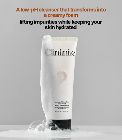 HOLIKA HOLIKA Clinfinite Fermented Brown Rice Creamy Foam Cleanser 150ml