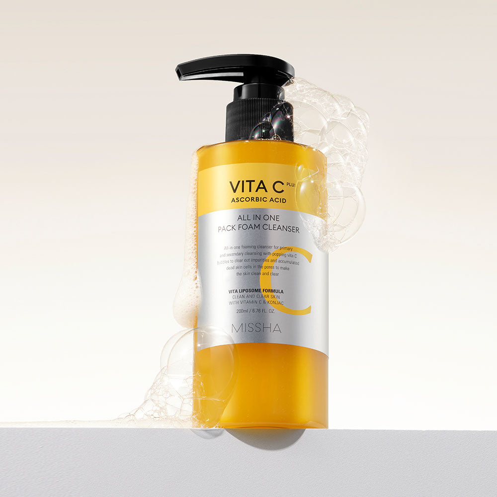 MISSHA Vita C Plus All In One Pack Foam Cleanser 200ml