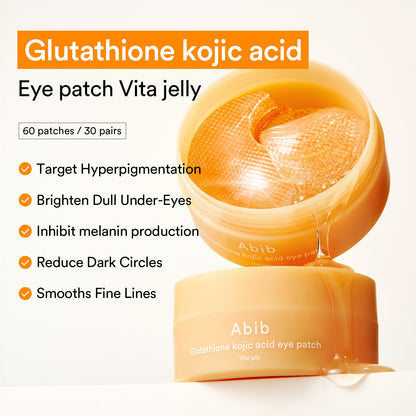 Abib Glutathione Kojic Acid Eye Patch Vita Jelly 60 patches