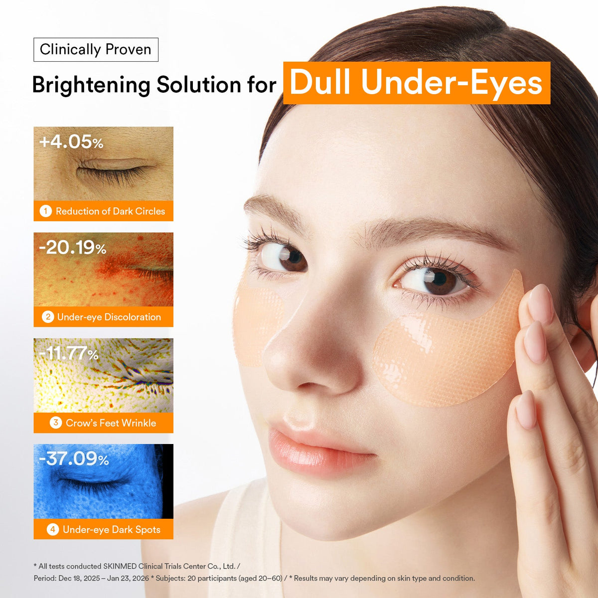 Abib Glutathione Kojic Acid Eye Patch Vita Jelly 60 patches