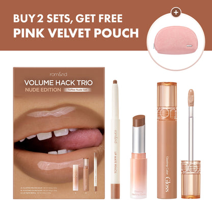romand Volume Hack Trio Toffee Nude Set