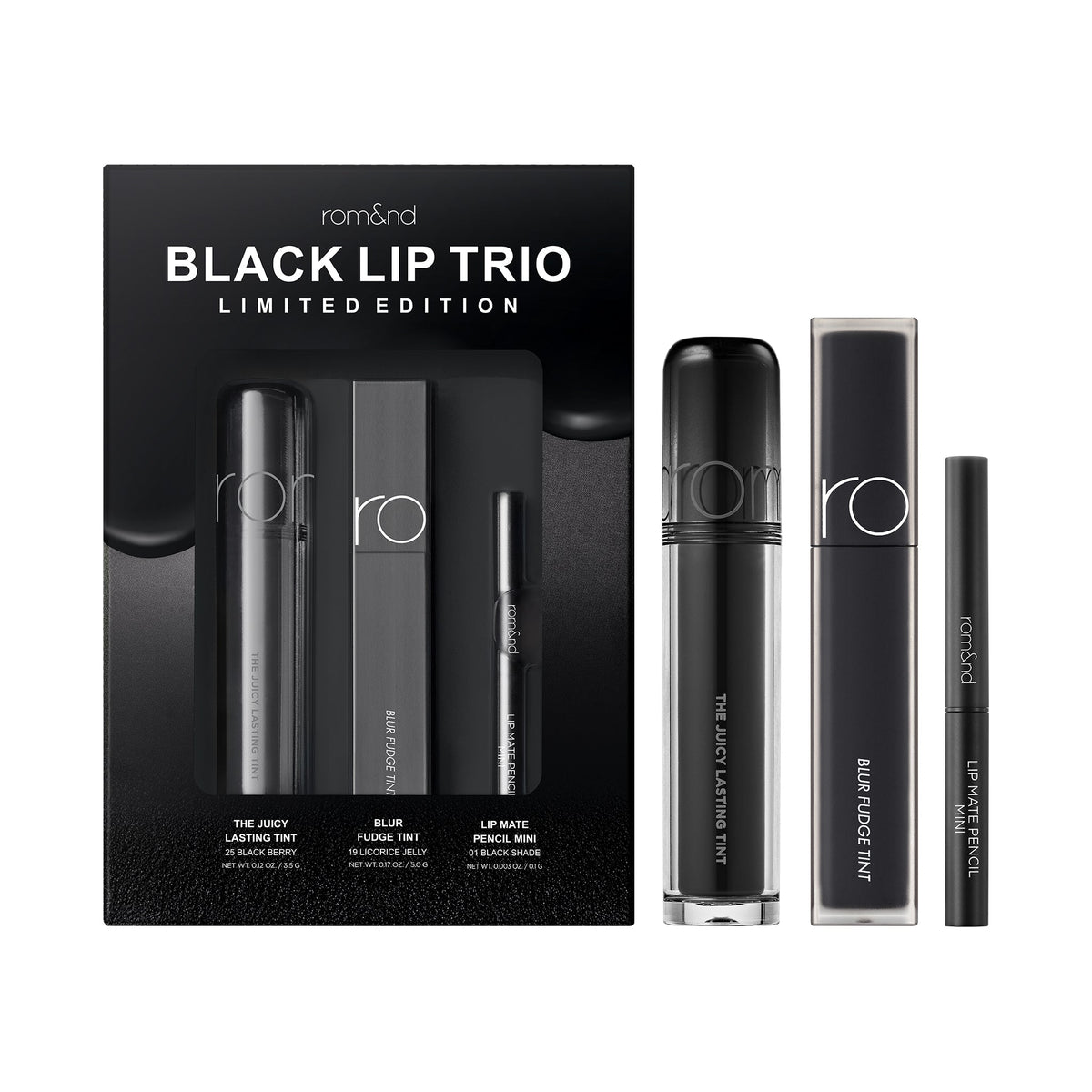 romand Black Lip Trio Set