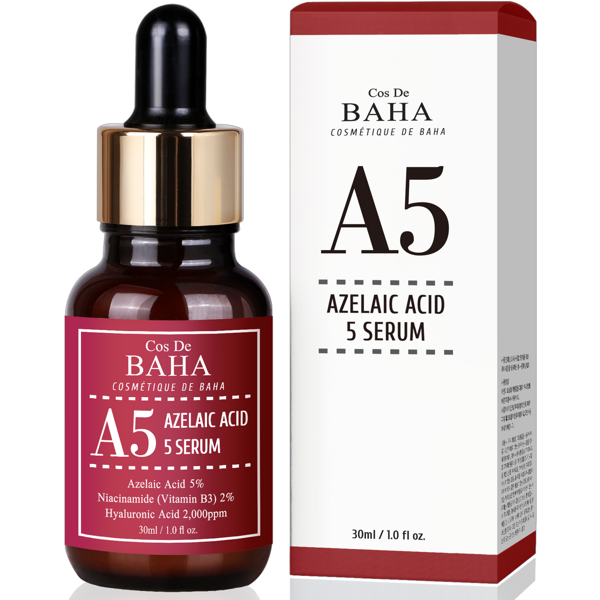 Cos De BAHA A5 Azelaic Acid 5% Serum 30ml