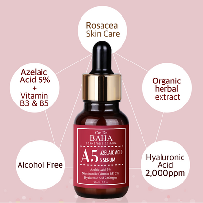 Cos De BAHA A5 Azelaic Acid 5% Serum 30ml