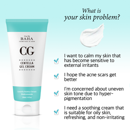 Cos De BAHA CG Centella Gel Cream Jumbo 120ml