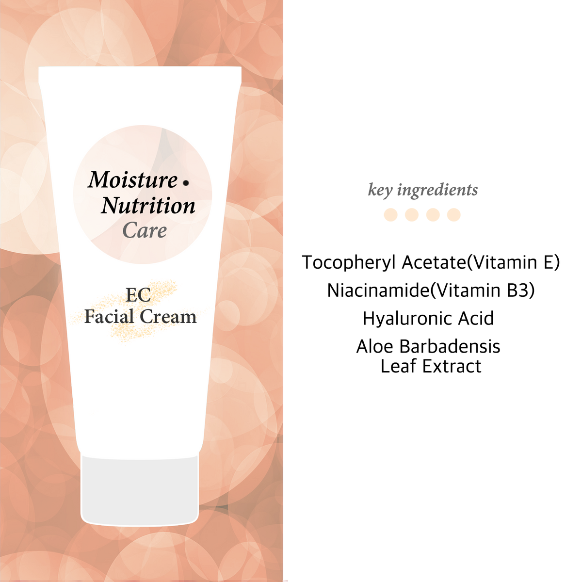 Cos De BAHA EC Vitamin E 5% Facial Cream 120ml