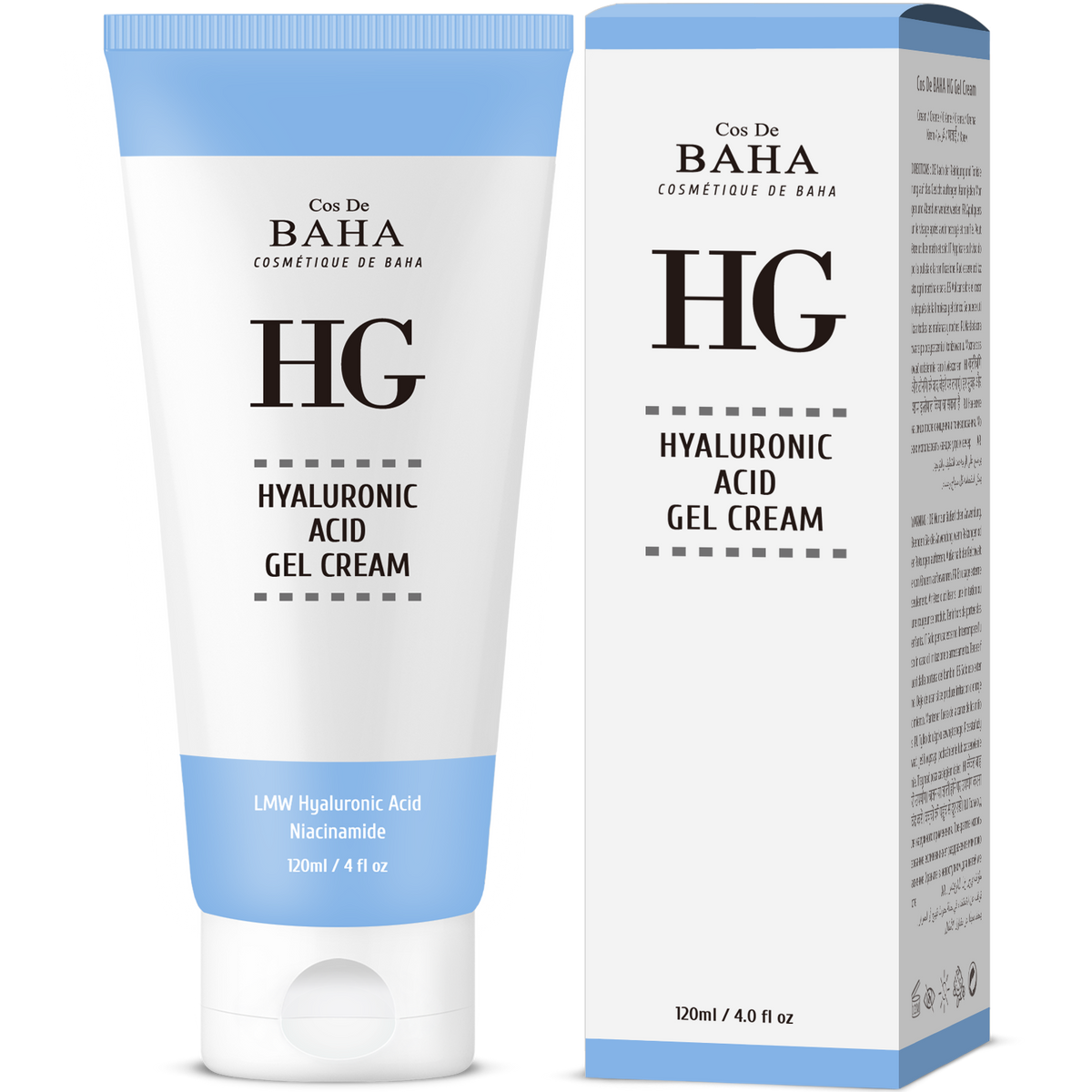 Cos De BAHA HG Hyaluronic Gel Cream 120ml
