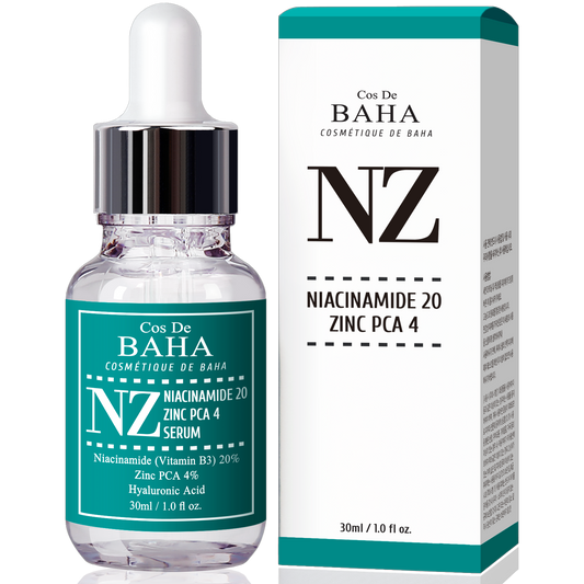 Cos De BAHA NZ Niacinamide 20 Zinc PCA 4 Serum 30ml