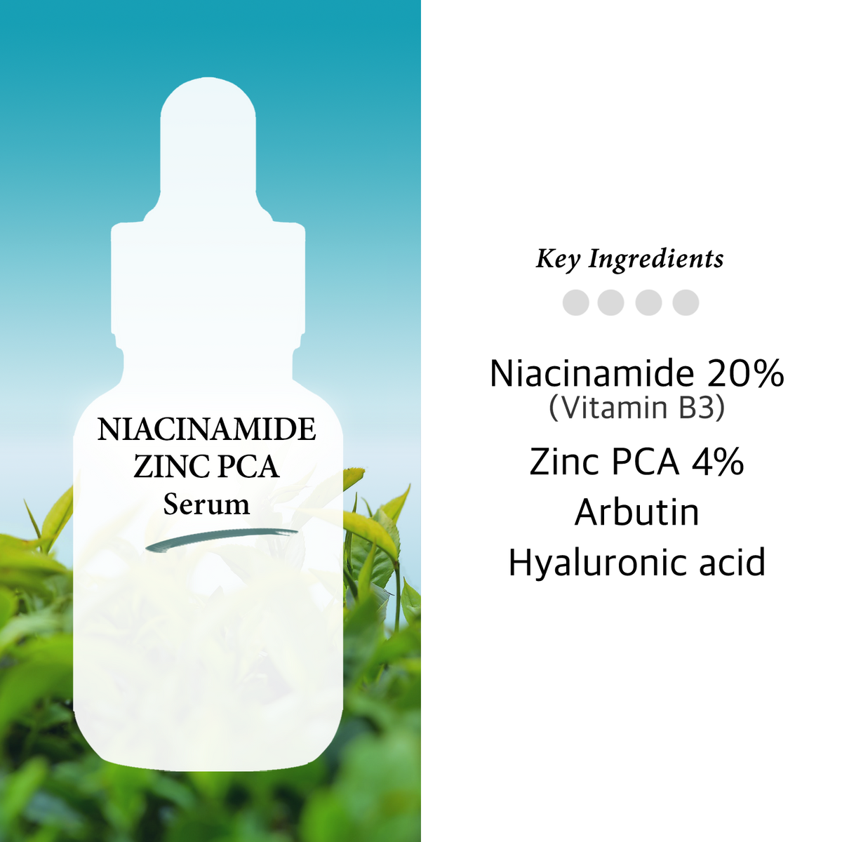 Cos De BAHA NZ Niacinamide 20 Zinc PCA 4 Serum 30ml