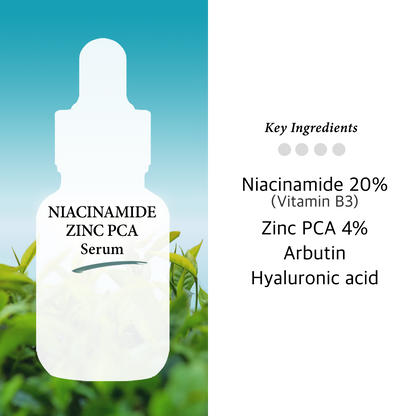 Cos De BAHA NZ Niacinamide 20 Zinc PCA 4 Serum 30ml