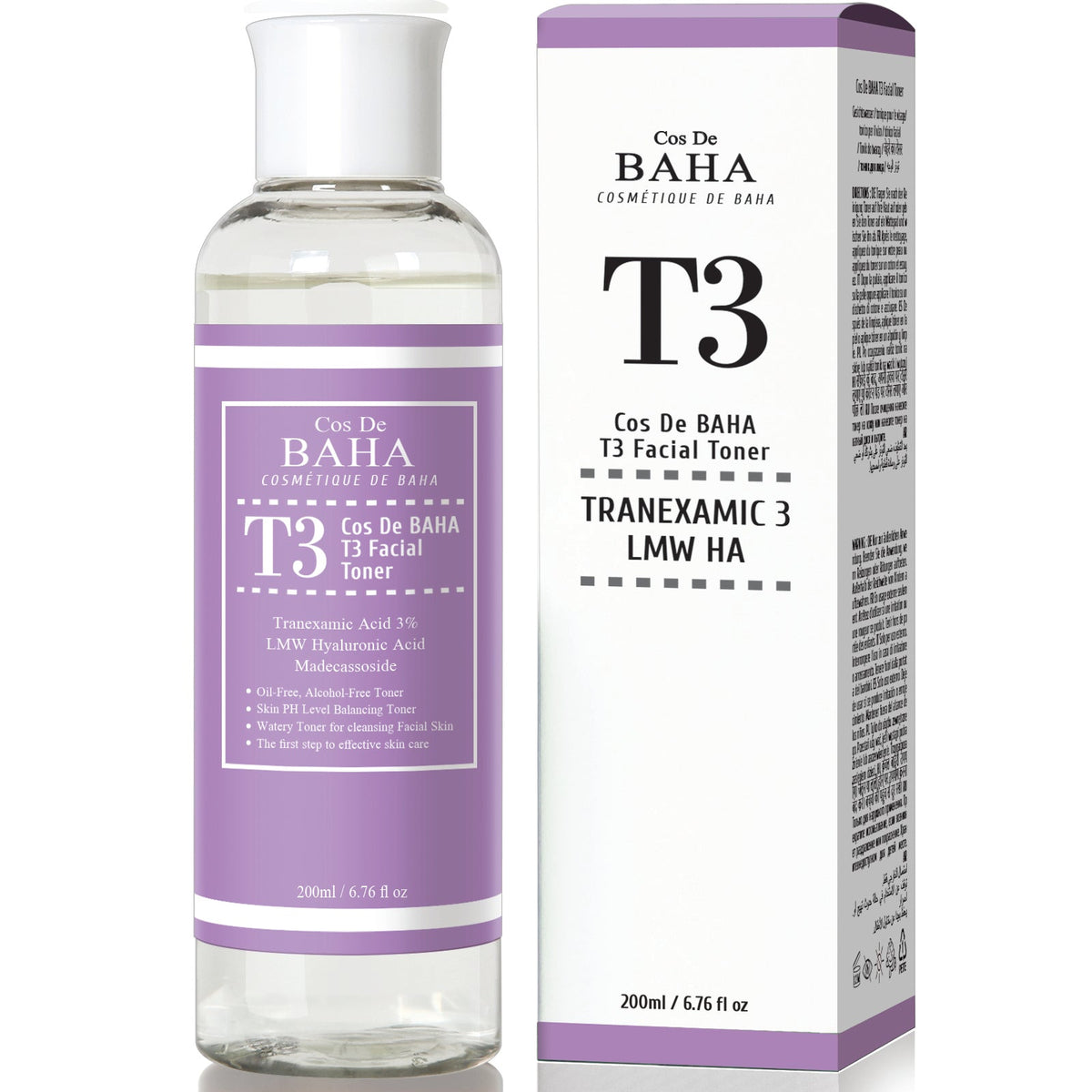 Cos De BAHA T3 Facial Toner 200ml