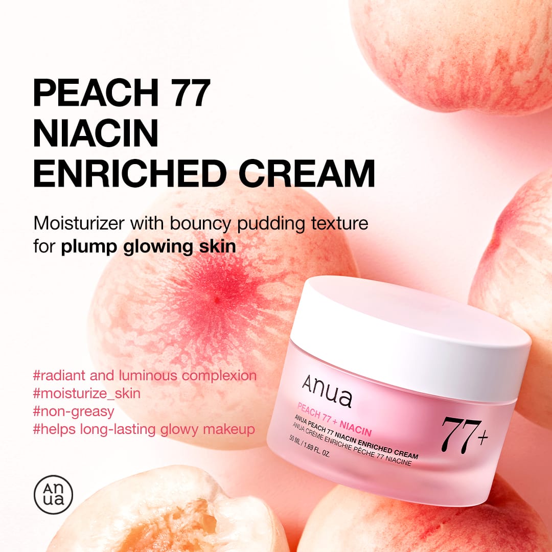 Anua Peach 77 Niacin Enriched Cream (EU/UK Packaging) 50ml
