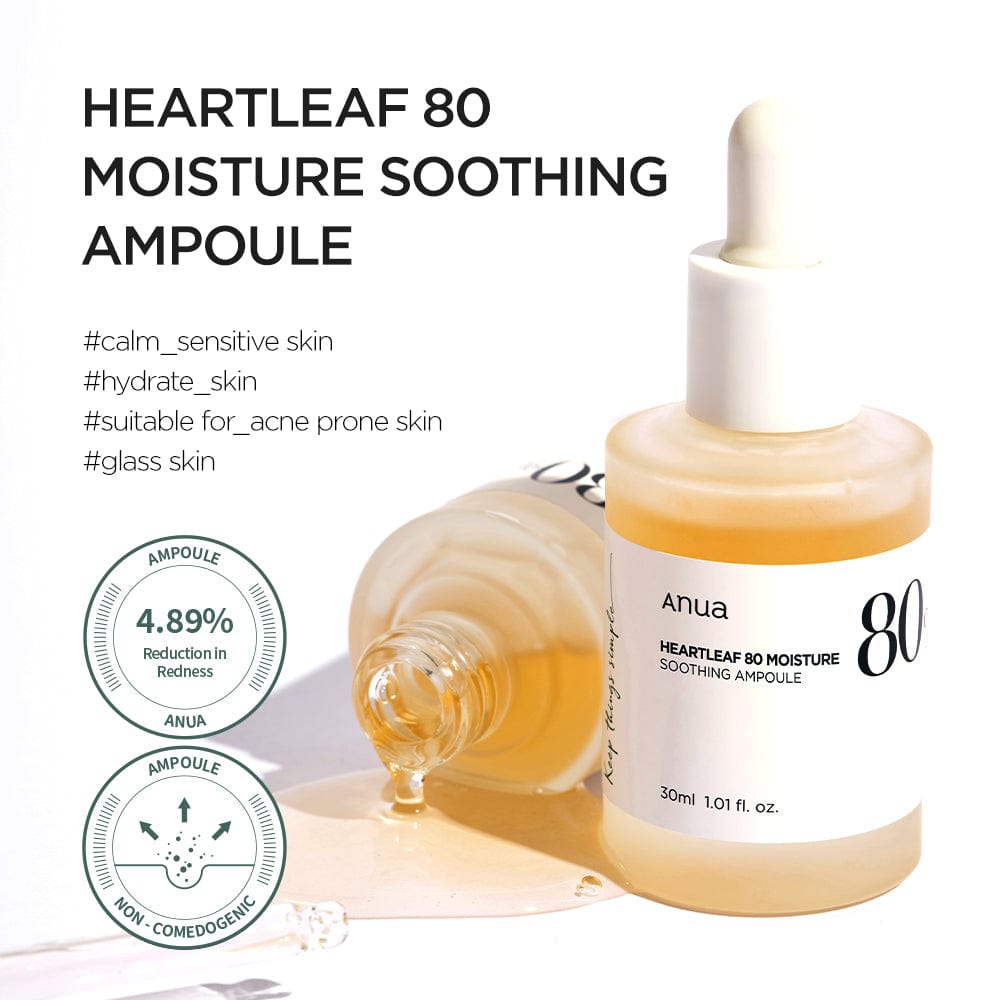 Anua Heartleaf 80 Moisture Soothing Ampoule Mini 10ml