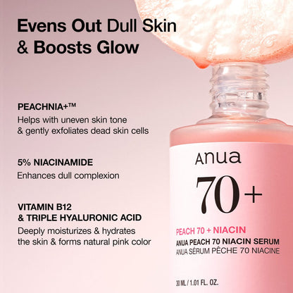Anua Peach 70 Niacin Serum Mini 10ml