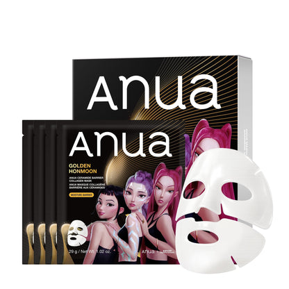 Anua Golden Pattern Ceramide Barrier Collagen Mask Kpop Demon Hunters Collaboration 29g x 1 sheet