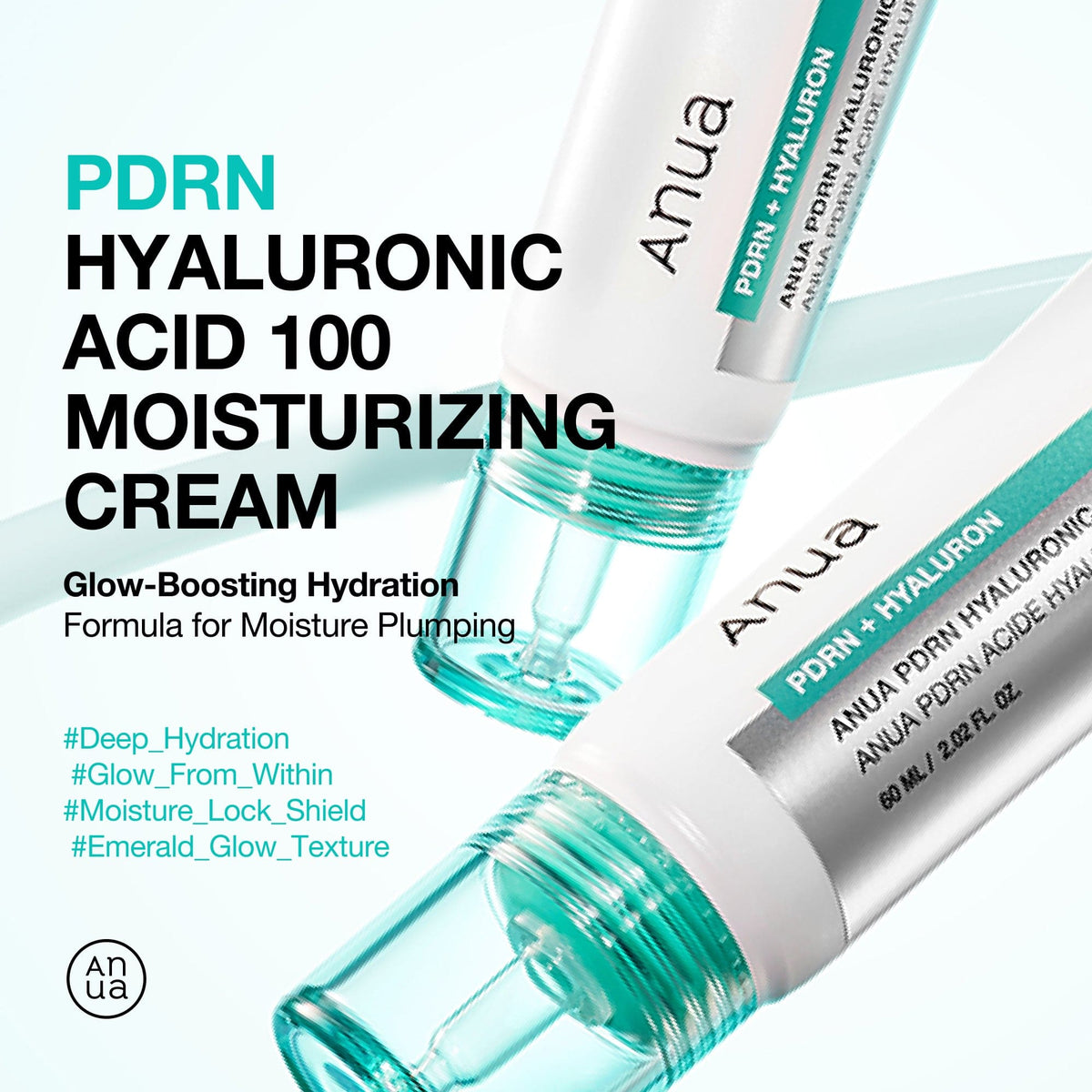 Anua PDRN Hyaluronic Acid 100 Moisturizing Cream Mini 10ml