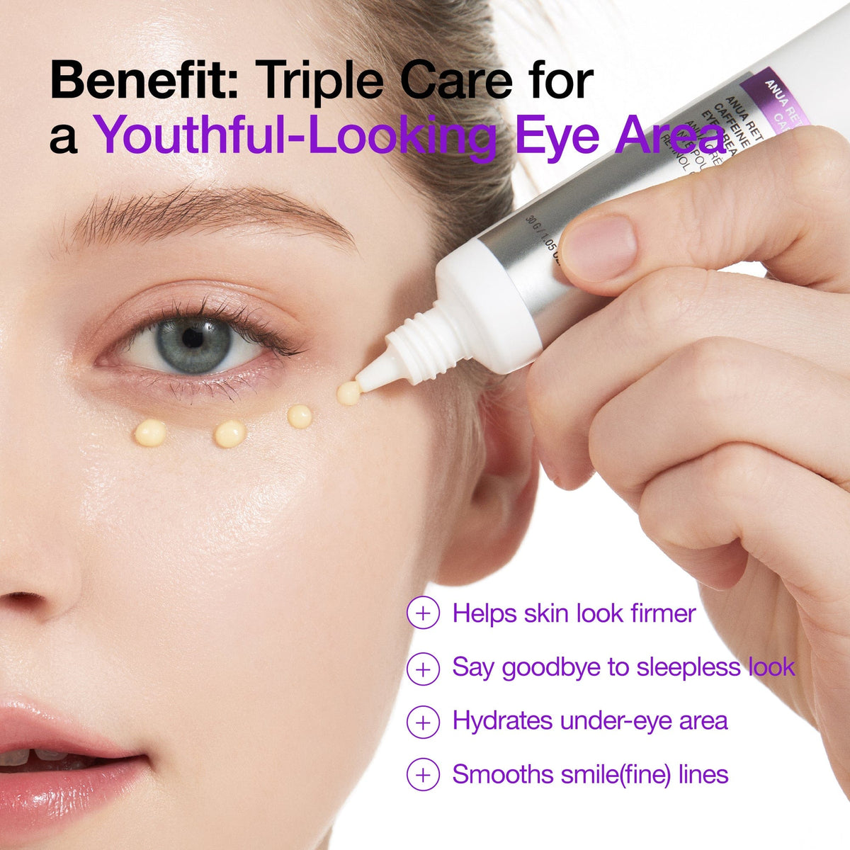 Anua Retinol 0.1 Caffeine Revitalizing Eye Cream 30g