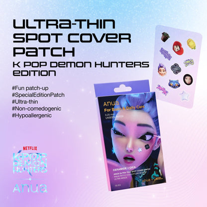 Anua Ultra-Thin Spot Cover Patch Set Kpop Demon Hunters Collaboration 55 patches