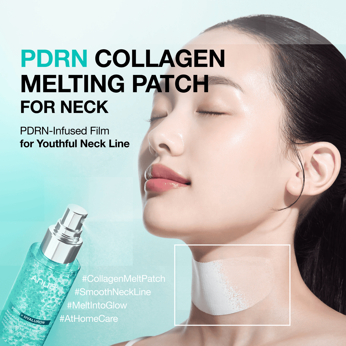 Anua PDRN Collagen Melting Patch For Neck 4 patches