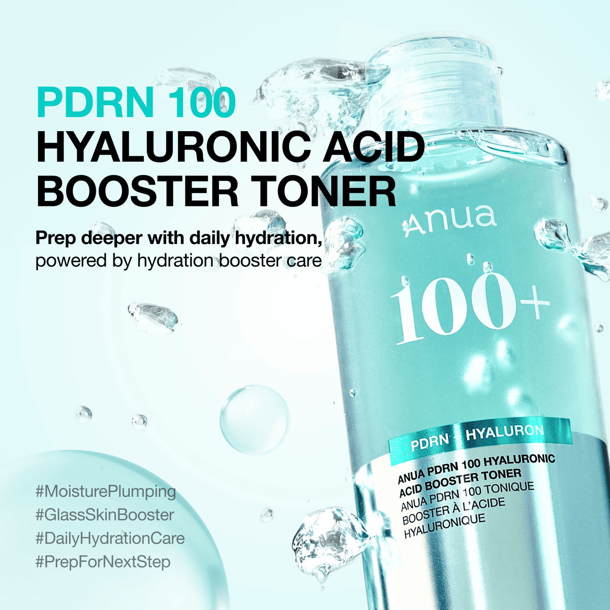 Anua PDRN 100 Hyaluronic Acid Booster Toner 250ml