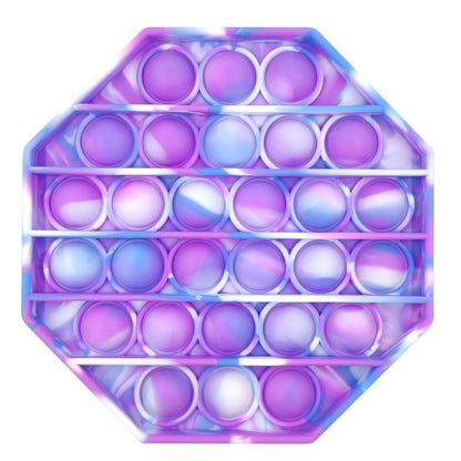 Cartamundi Poppits Purple Tie Dye Octagon Sensory Toy