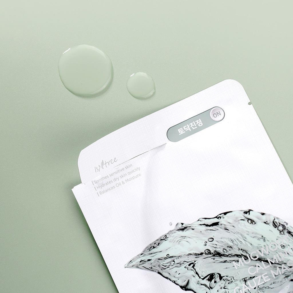 Isntree Mugwort Calming Gauze Mask 23g x 10 sheets