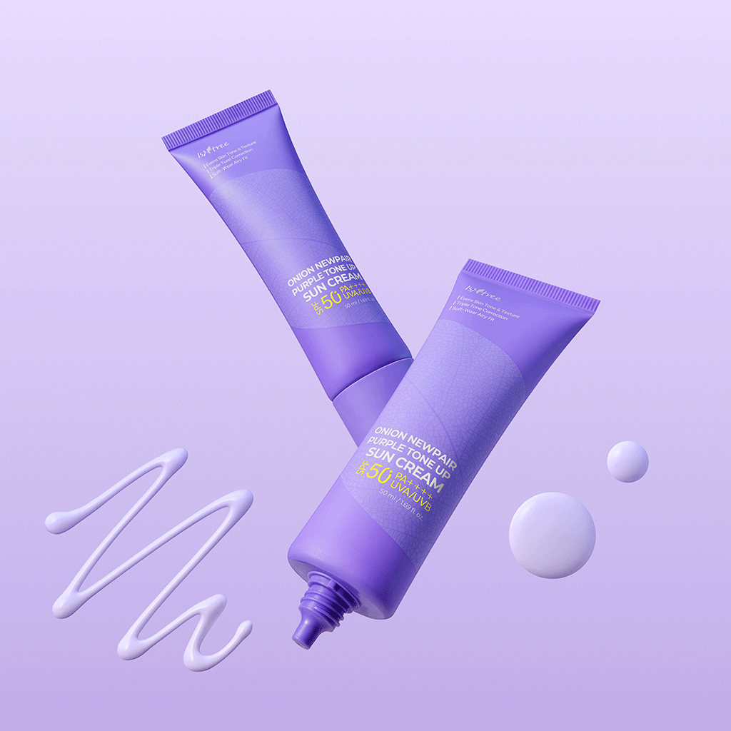 Isntree Onion Newpair Purple Tone Up Sun Cream 50ml