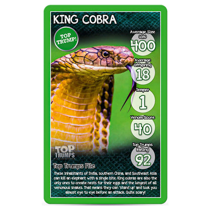 Top Trumps Snakes Card Game
