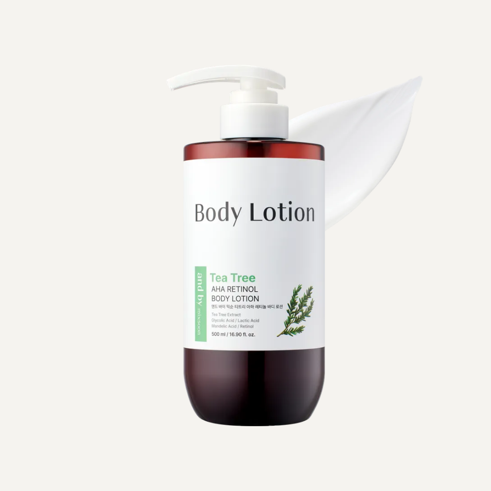 mixsoon and by mixsoon Tea Tree AHA Retinol Body Lotion 500ml