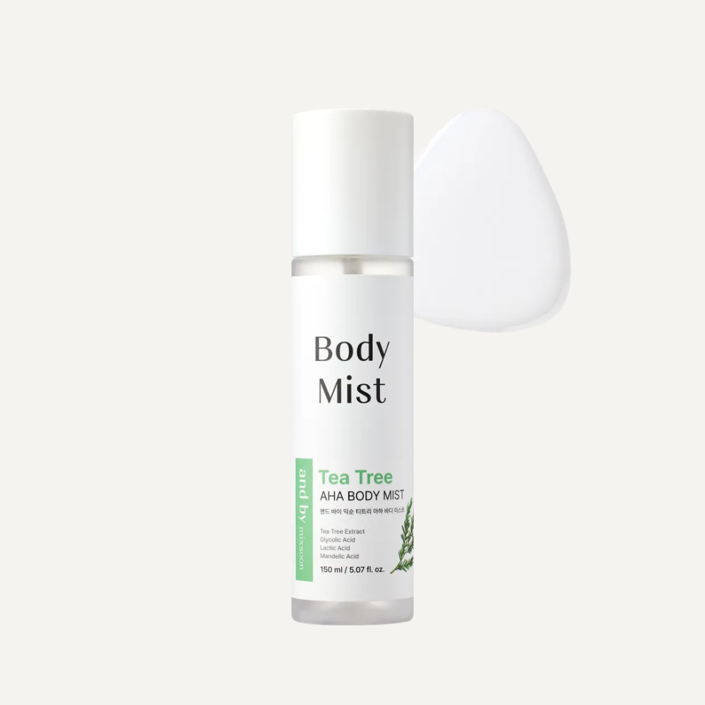 mixsoon and by mixsoon Tea Tree AHA Body Mist 150ml