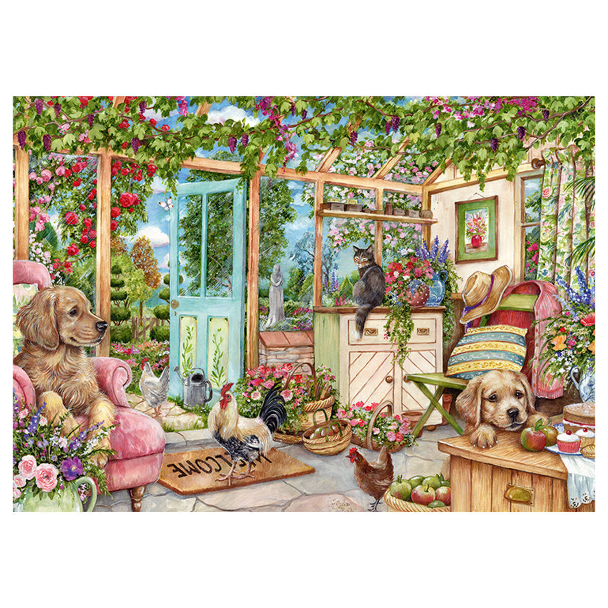 Falcon de luxe Country Conservatory Puzzle 1000 Piece