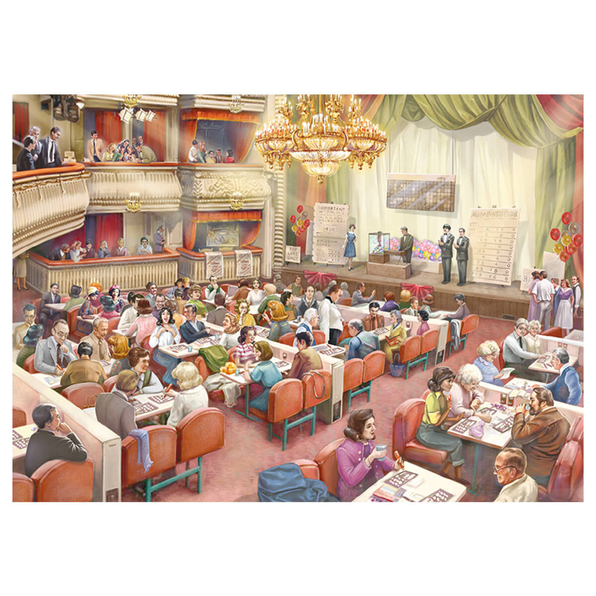 Falcon de luxe The Bingo Hall Puzzle 1000 Piece