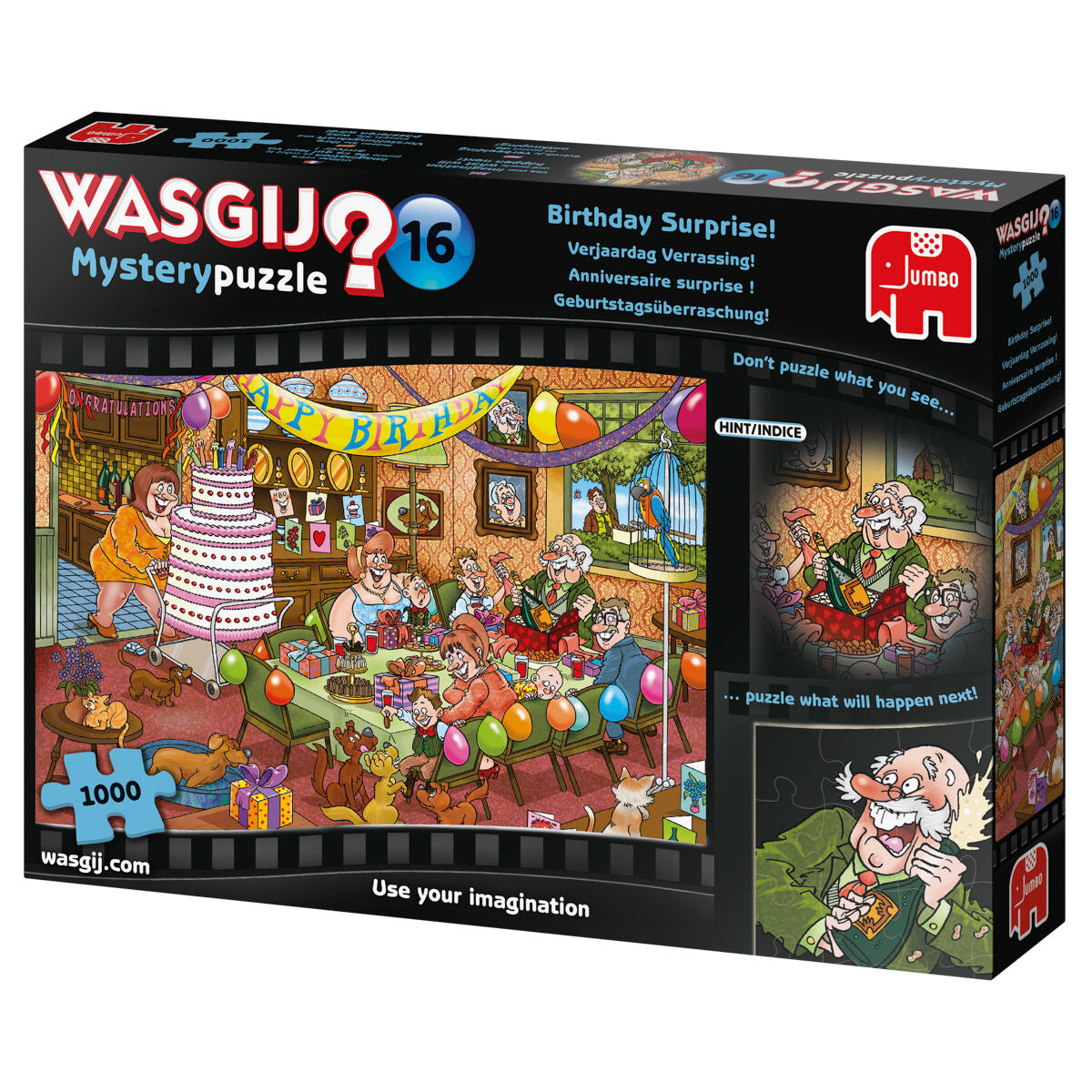 Jumbo Wasgij Mystery Puzzle 16 Birthday Surprise! 1000 Piece