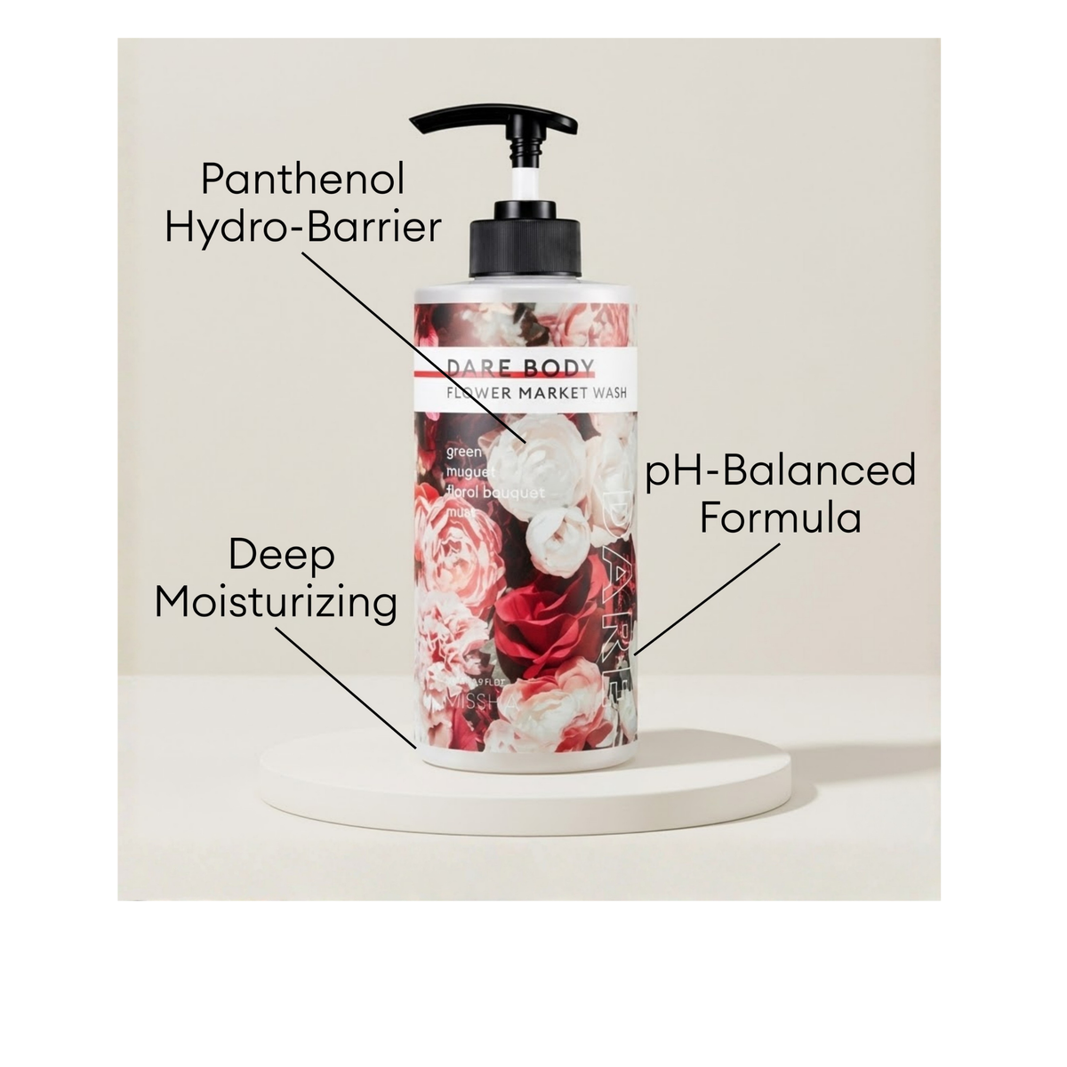 MISSHA Dare Body Flower Market Wash 500ml