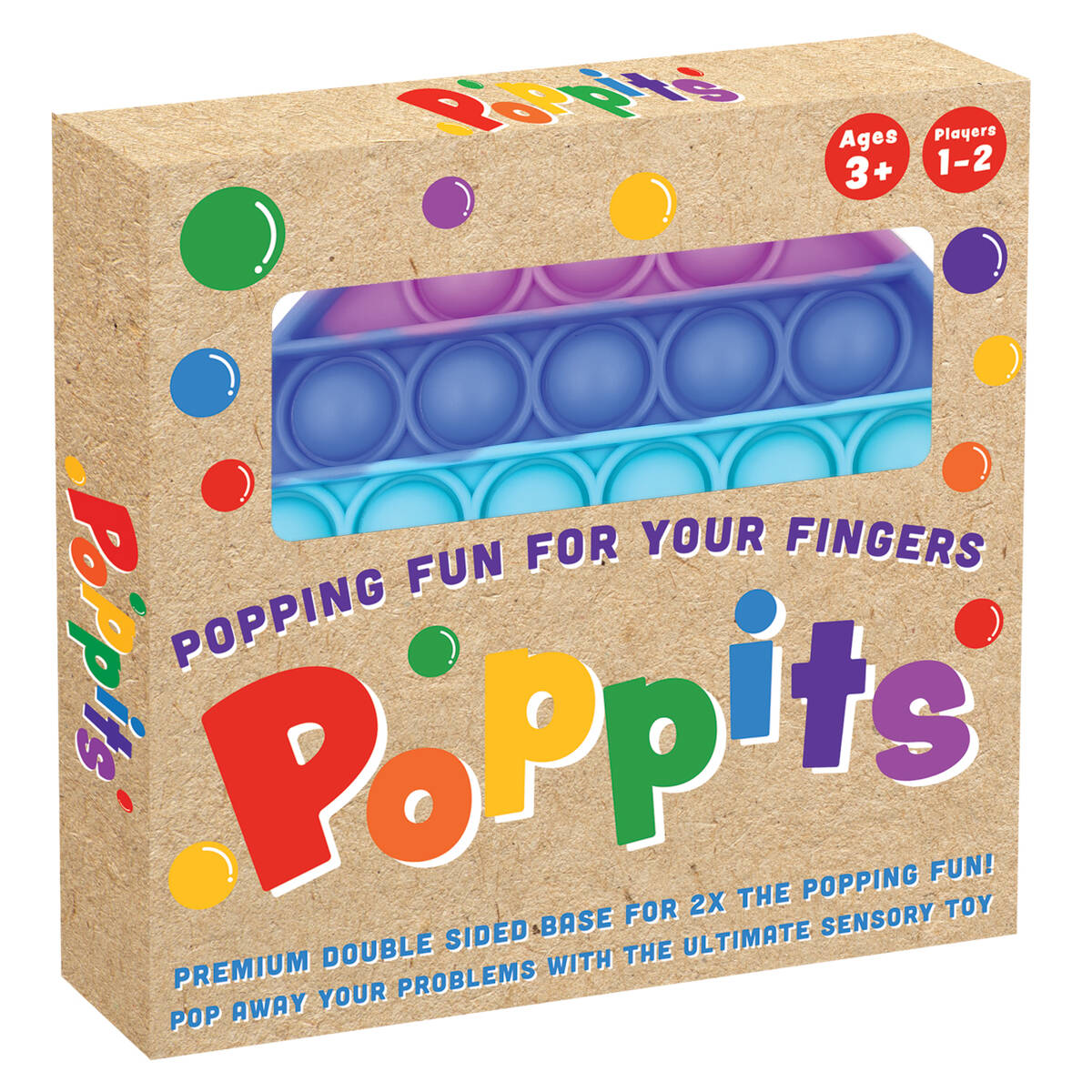 Cartamundi Poppits Rainbow Octagon Sensory Toy