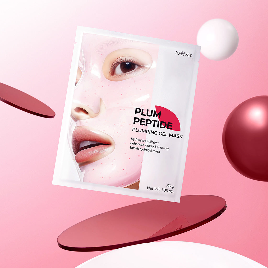 Isntree Plum Peptide Plumping Gel Mask 30g x 4 sheets